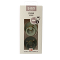 Bibs Fopspeen maat 3 sage/hunter green 2 pack 2.00 Stuks