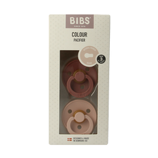 Bibs Fopspeen maat 3 woodchuck blush 2 Stuks