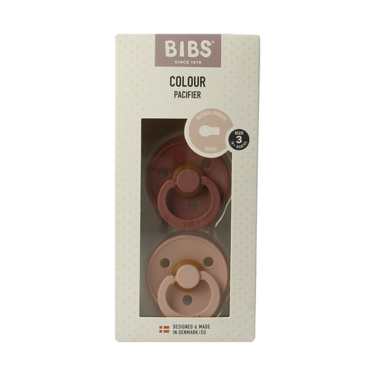 Bibs Fopspeen maat 3 woodchuck blush 2.00 Stuks