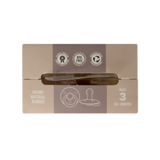 Bibs Fopspeen maat 3 woodchuck blush 2 Stuks