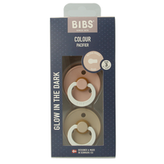 Bibs Fopspeen maat 3 blush vanilla night 2.00 Stuks