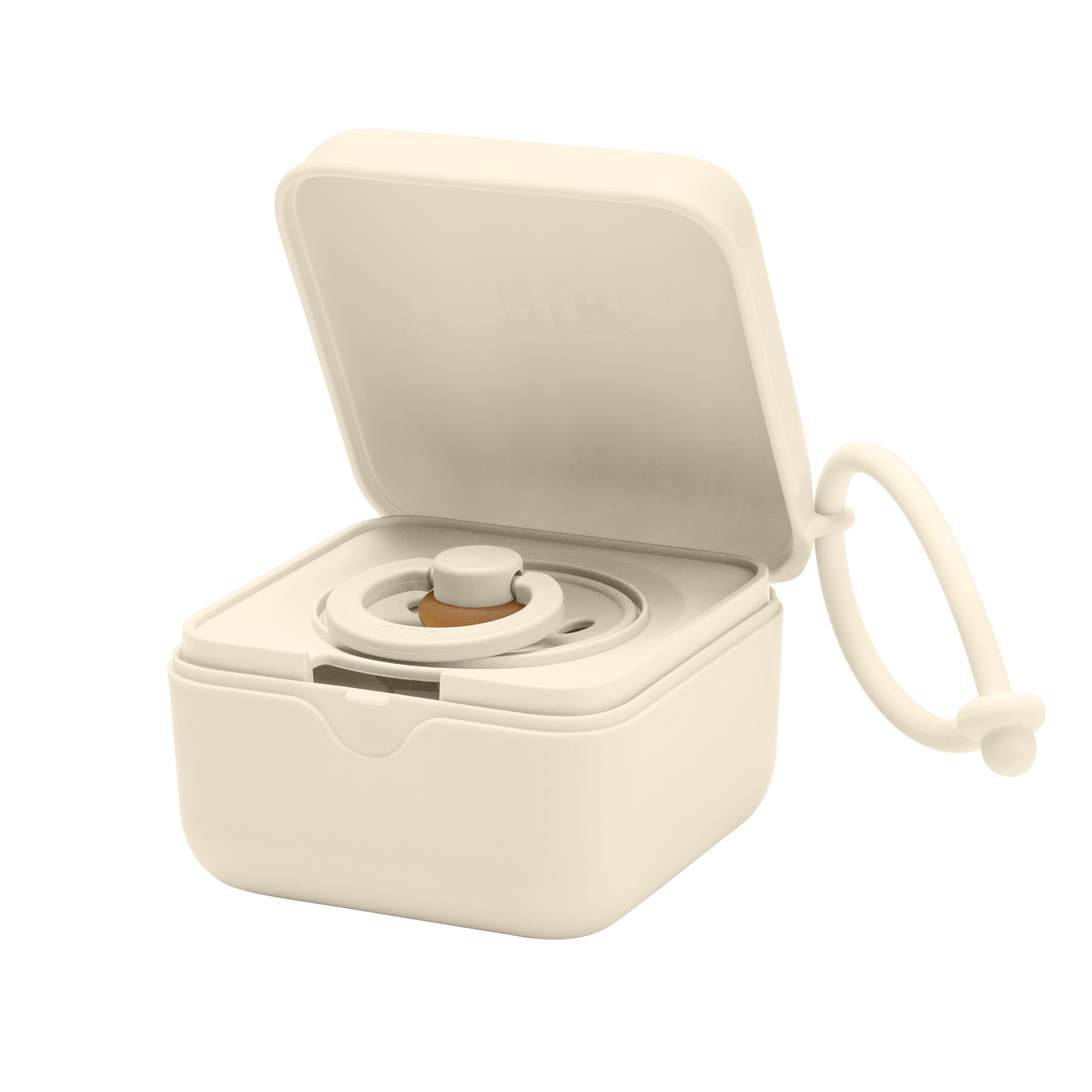 Bibs Baby pacifier box ivory 1 Stuks