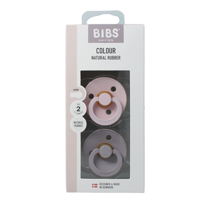 Bibs Fopspeen maat 2 blossom dusky lilac natural rubber 2.00 Stuks