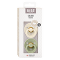 Bibs Fopspeen anatomical maat 2 ivory/sage 2.00 Stuks