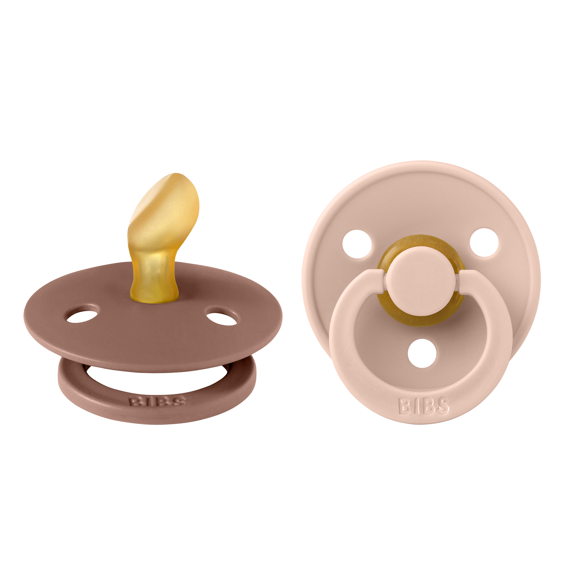 Bibs Fopspeen anatomical maat 1 blush/woodstock 2 Stuks