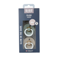 Bibs Fopspeen maat 3 sage vanilla night 2 Stuks
