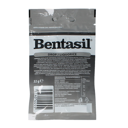 Bentasil Drop zwart zilver 32.00 Gram