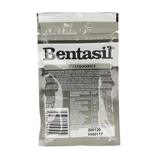 Bentasil Drop zwart zilver 32 Gram