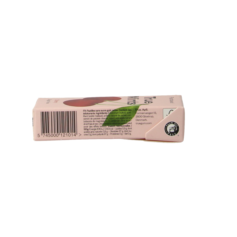 True Mints Cherry suikervrij 13 Gram