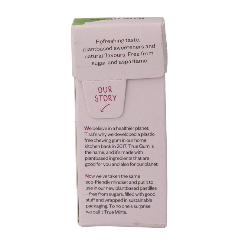True Mints Blackcurrant suikervrij 13 Gram