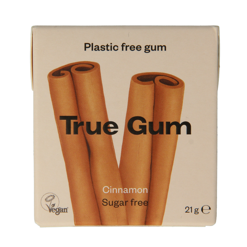 True Gum Cinnamon suikervrij 21 Gram