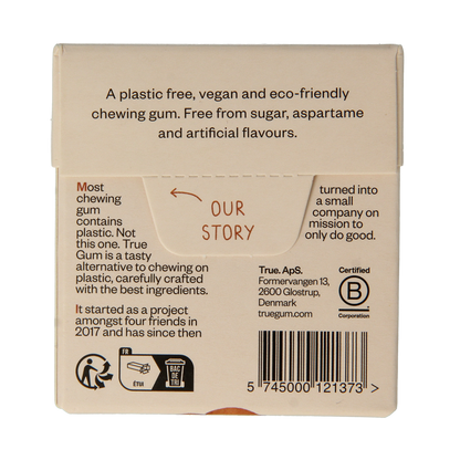 True Gum Cinnamon suikervrij 21.00 Gram