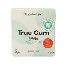 True Gum White peppermint suikervrij 21.00 Gram