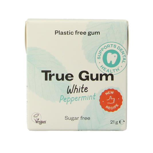 True Gum White peppermint suikervrij 21 Gram