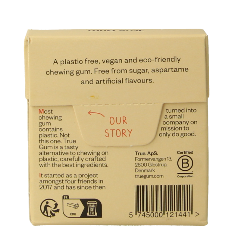 True Gum Mango suikervrij 21 Gram
