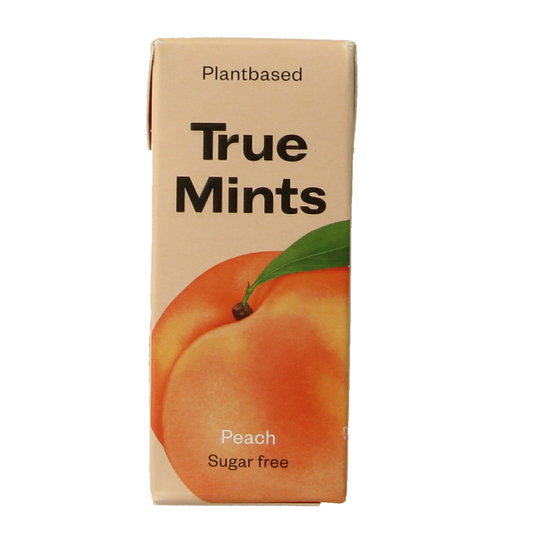 True Mints Peach suikervrij 13 Gram