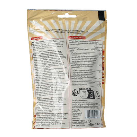True dates Cinnamon roll 100.00 Gram