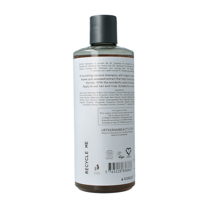 Urtekram Shampoo kokosnoot 500.00 Milliliter
