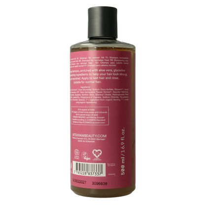 Urtekram Shampoo rozen normaal haar 500.00 Milliliter