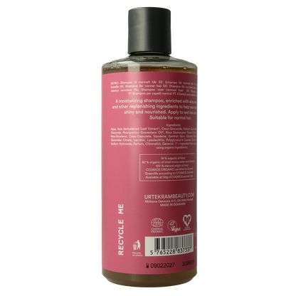 Urtekram Shampoo rozen normaal haar 500.00 Milliliter