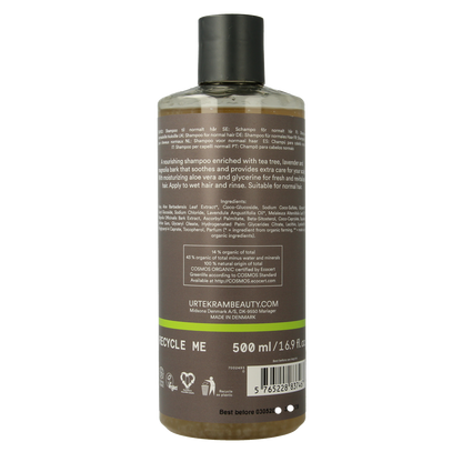Urtekram Shampoo tea tree 500.00 Milliliter
