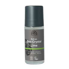 Urtekram Deodorant crystal roll on limoen 50 Milliliter