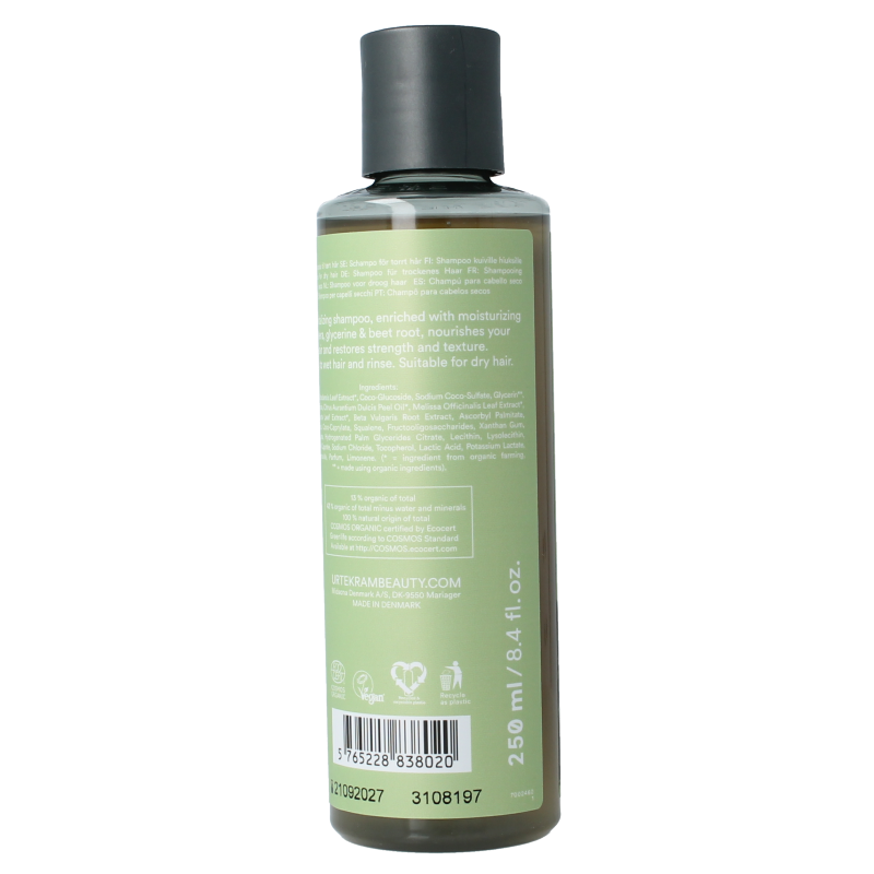 Urtekram Shampoo aloe vera droog haar 250 Milliliter