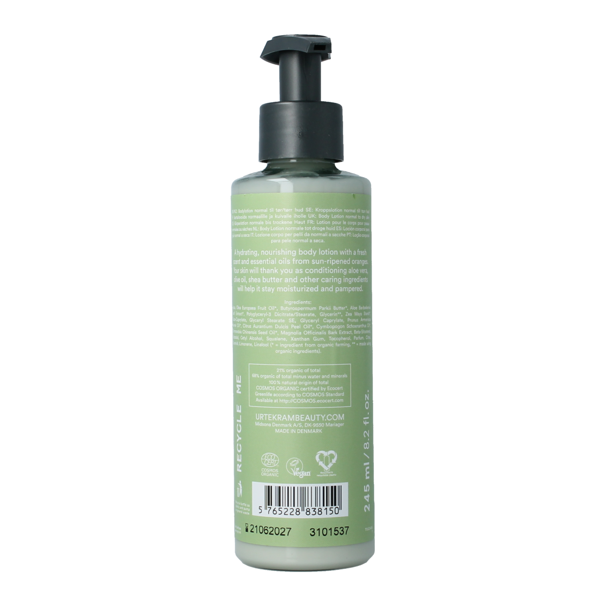 Urtekram Aloe vera bodylotion 245.00 Milliliter