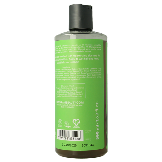 Urtekram Shampoo aloe vera normaal haar 500 Milliliter