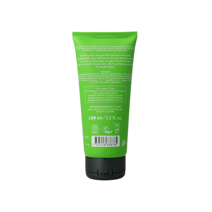 Urtekram Huidgel aloe vera 100.00 Milliliter
