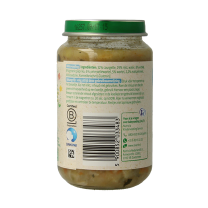 Olvarit Courgette witvis rijst 8M13 200.00 Gram