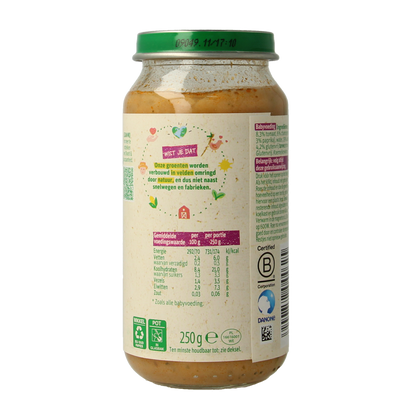 Olvarit Stamppot wortel kalkoen 18M04 250.00 Gram