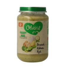 Olvarit Broccoli kalkoen rijst 6M00 200.00 Gram