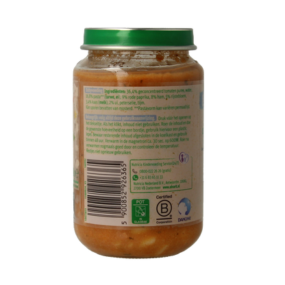 Olvarit Tomaat ham macaroni 8M09 200.00 Gram