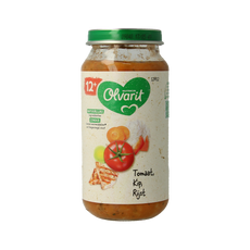 Olvarit Tomaat kip rijst 12M12 250.00 Gram