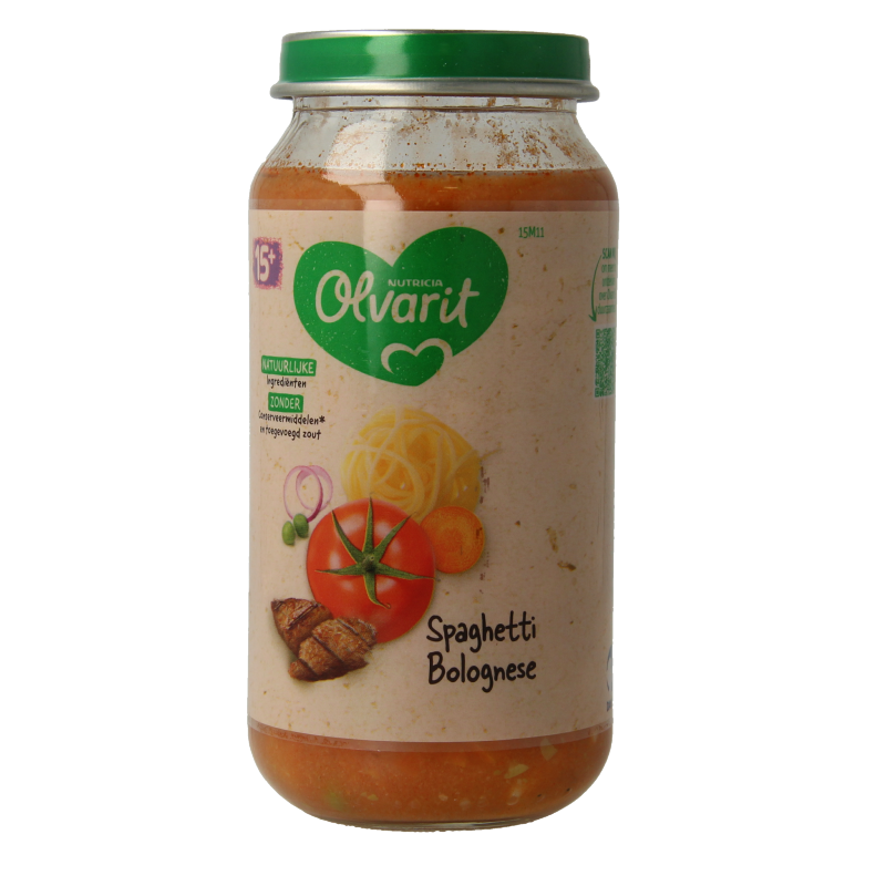Olvarit Spaghetti bolognese 15M11 250 Gram