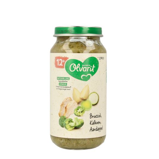 Olvarit Broccoli kalkoen aardappel 12M00 250.00 Gram