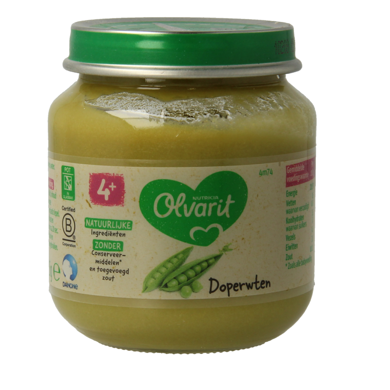 Olvarit Doperwten 4M74 125 Gram