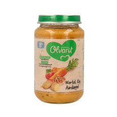Olvarit Wortel kip aardappel 8M01 200.00 Gram