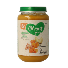 Olvarit Pompoen kip aardappel 6M09 200 Gram