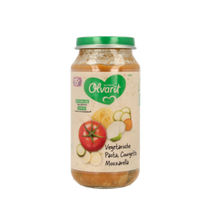 Olvarit Vegetarische pasta courgette mozzarella 15M09 250 Gram