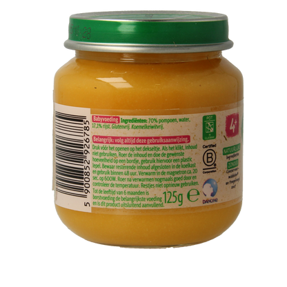 Olvarit Pompoen rijst 4M76 125.00 Gram