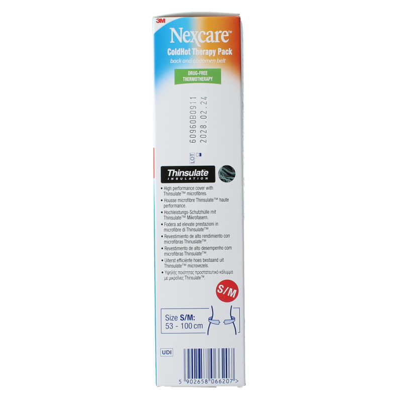 Nexcare Cold hot belt rug buik S/M 1 Stuks