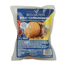 Bezgluten Hamburgerbroodjes glutenvrij  200 Gram