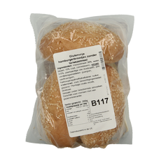Bezgluten Hamburgerbroodjes glutenvrij  200 Gram