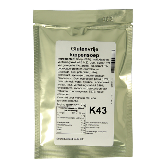 Bezgluten Kippensoep glutenvrij 22 Gram