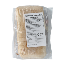 Bezgluten Wit brood gesneden glutenvrij 300.00 Gram