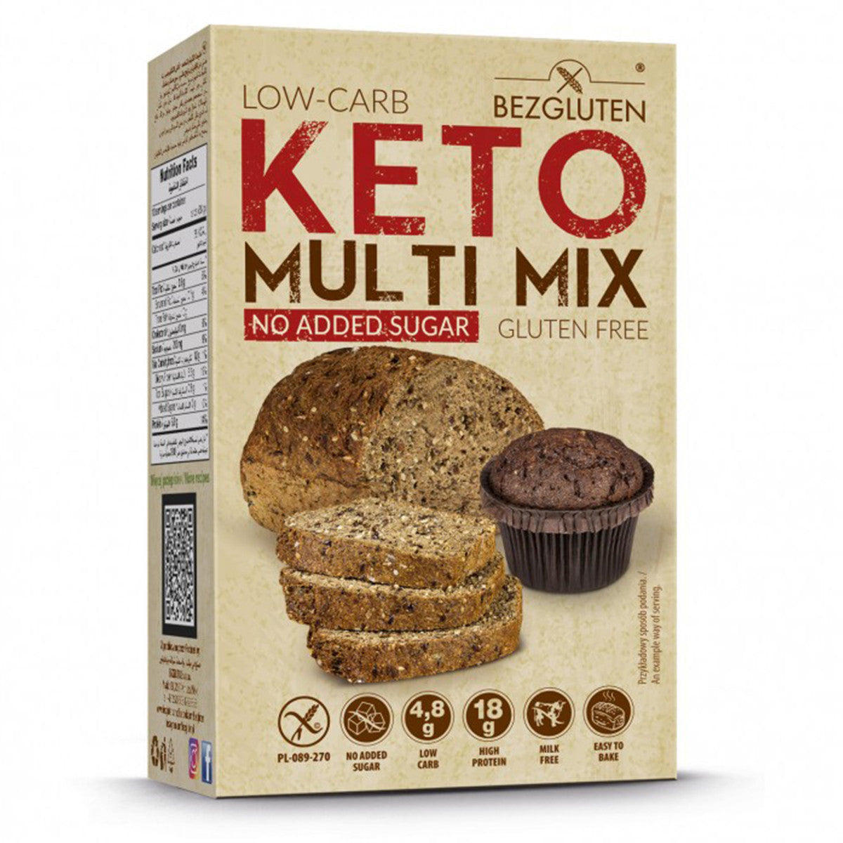 Bezgluten Multi mix keto glutenvrij 250 Gram