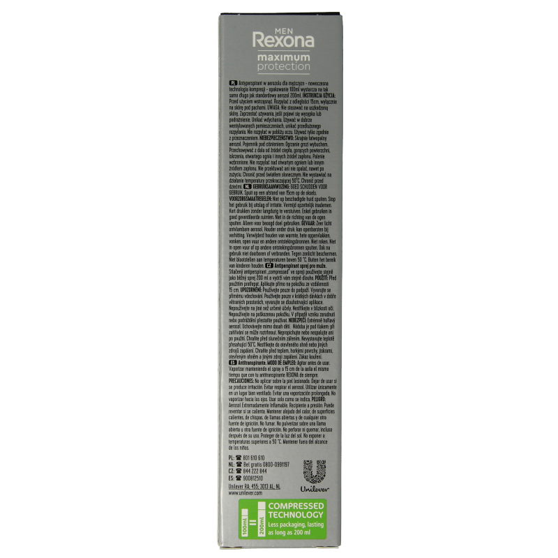 Rexona Deodorant spray men clean scent 100 Milliliter