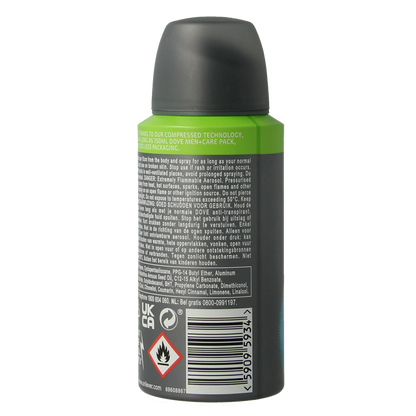 Dove Deodorant spray men+ care clean comfort 75.00 Milliliter